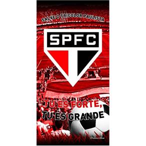 Toalha Felpuda Time de Futebol - São Paulo | Buettner - VERMELHO