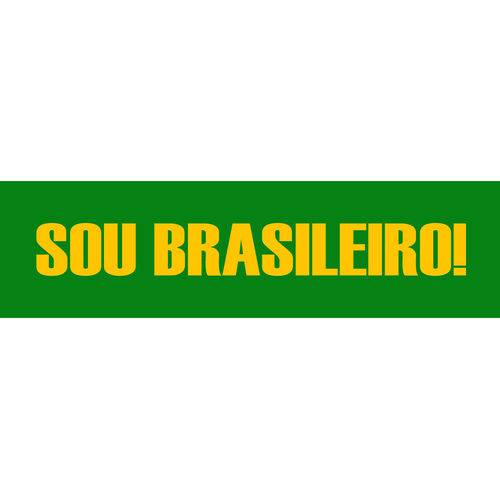 Toalha Fitness Buettner Veludo Estampado 0,30cm X 1,10m Brasil Sports Sou Brasileiro Verde