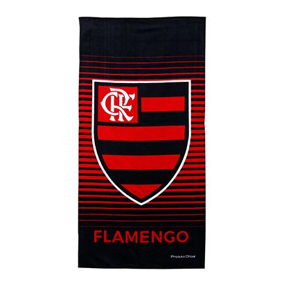 Toalha Flamengo Brasão Veludo
