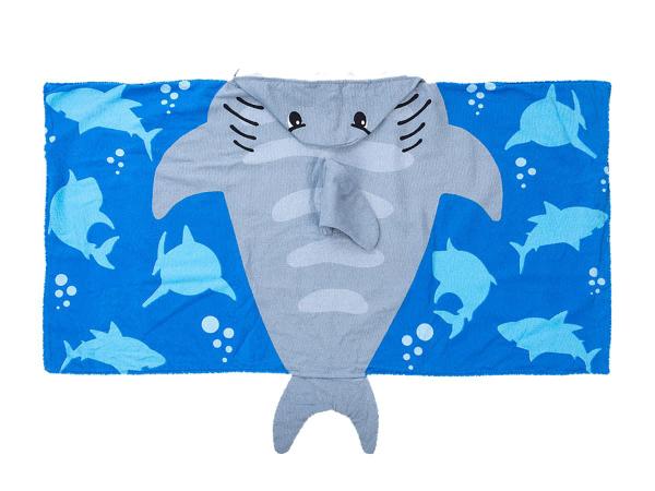 Toalha Infantil 3D Super Funny - Tubarão - Baby Joy