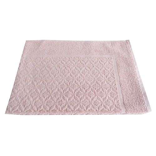 Toalha para Pés Dianneli Felpudo Rosa Blush 0,50cmx0,70cm 100% Algodão