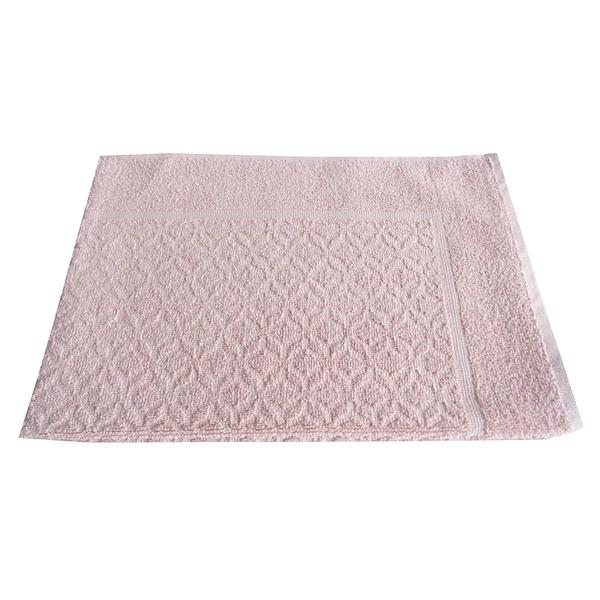 Toalha para Pés Dianneli Felpudo Rosa Blush 0,50cmx0,70cm 100 Algodão