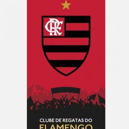 Toalha Praia e Banho Velour Döhler Times - Flamengo 12