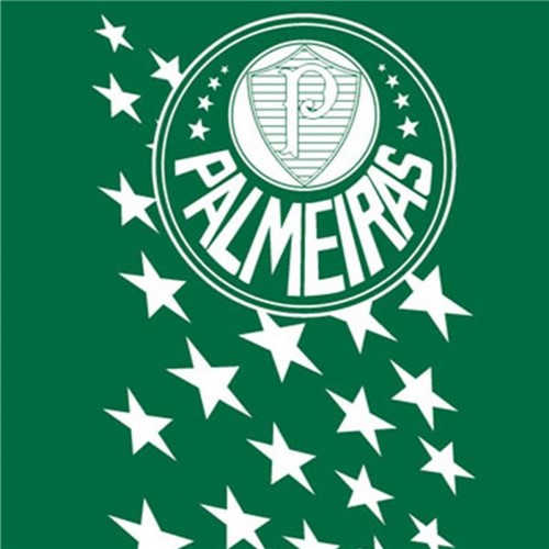 Toalha Social Buettner Veludo Estampado Palmeiras Verde
