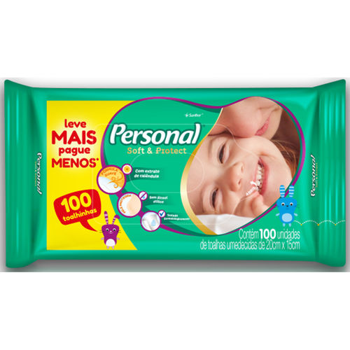 Toalha Umed Personal Baby 100un