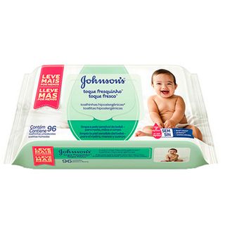 Toalhas Umedecidas Johnson Baby - Toque Sequinho 96 Un