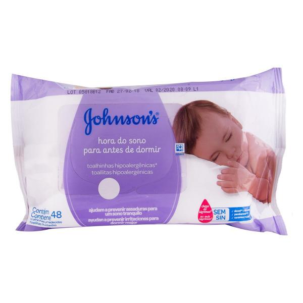 Toalhas Umedecidas Johnsons Baby Hora do Sono C/48UN - Johnson Johnson