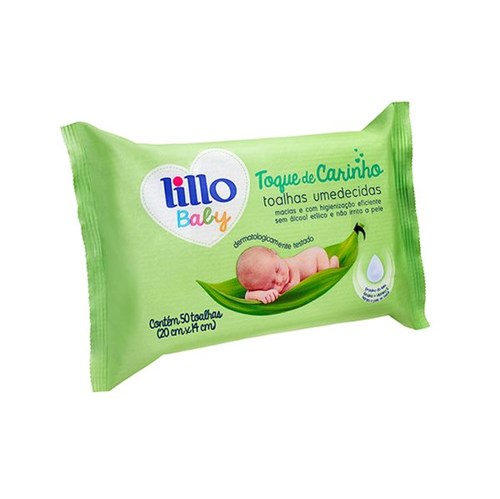 Toalhas Umedecidas Lillo Baby - Lillo - REF-70203