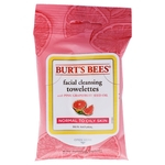Toalhetes de Limpeza Facial Toranja Rosa por Burts Bees para Mulheres - 10 Pc Toalhetes