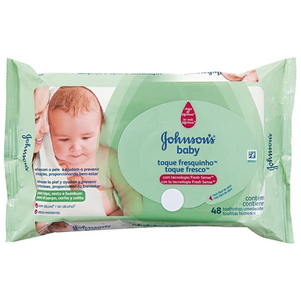 Toalhinhas Umedecidas Johnson's Baby Toque Fresquinho 48 Unidades - Johnson Johnson