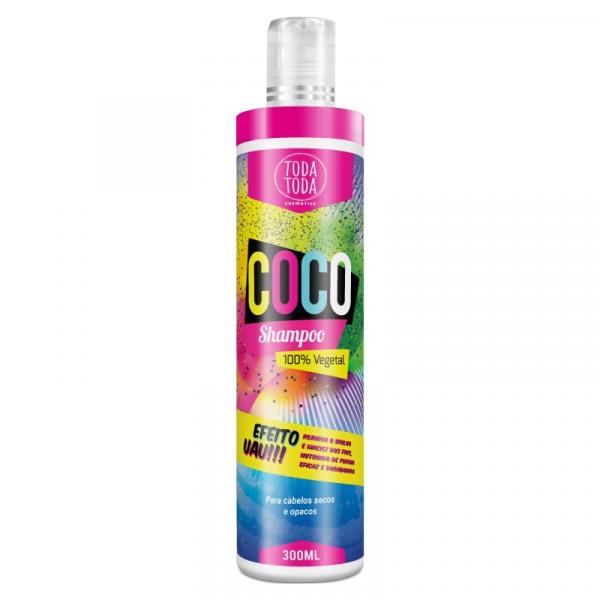 Toda Toda Cosmectics Shampoo 100 Vegetal Coco 300ml - Toda Toda Cosmetics