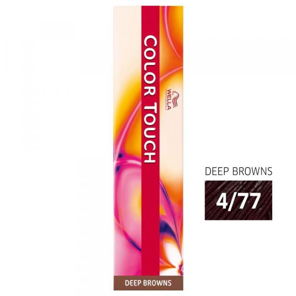 Tonalizante Color Touch 4/77 Castanho Médio Marrom Intenso 60g - Wella Professionals