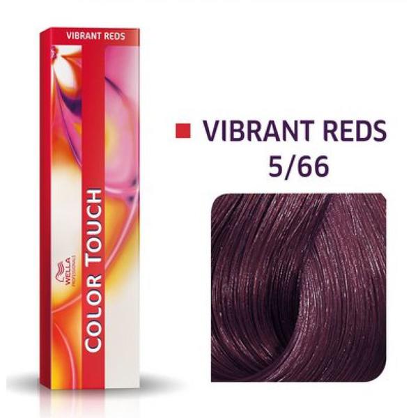 Tonalizante Color Touch 5/66 Castanho Claro Violeta Intenso Vibrant Reds - Wella Professionls (60ml) - Wella Professionals