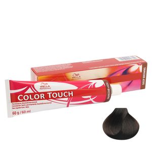 Tonalizante Color Touch 5/71 Castanho Claro Marrom Acinzentado 60g Wella