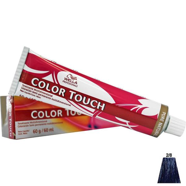 Tonalizante Color Touch 2.8 Preto Azulado Wella 60ml