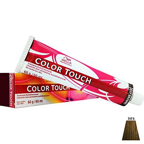 Tonalizante Color Touch Louro Médio Marrom Dourado 7.73