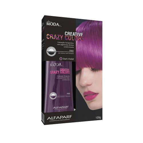 Tonalizante Creative Crazy Colors Dark Violet Alta Moda 120g – Alfaparf