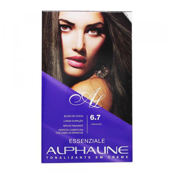 Tonalizante em Creme Essenziale Chocolate 6.7 Alphaline - Alpha Line