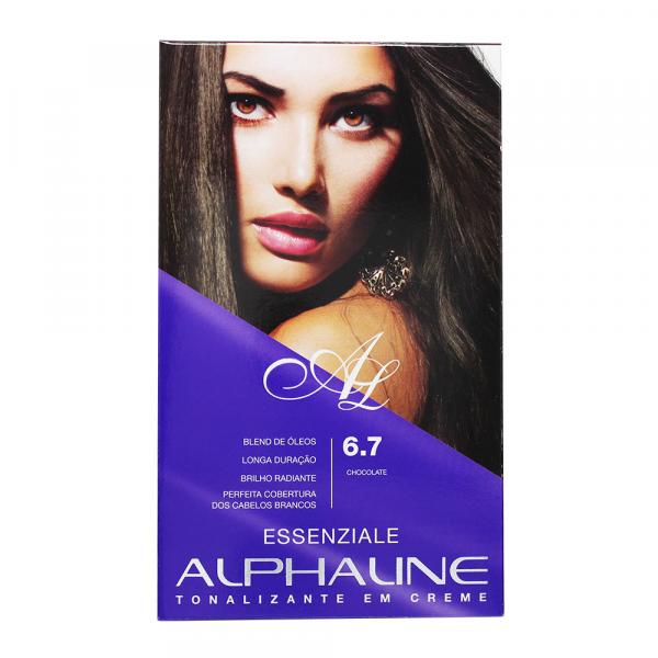 Tonalizante em Creme Essenziale Chocolate 6.7 - Alphaline - Alpha Line