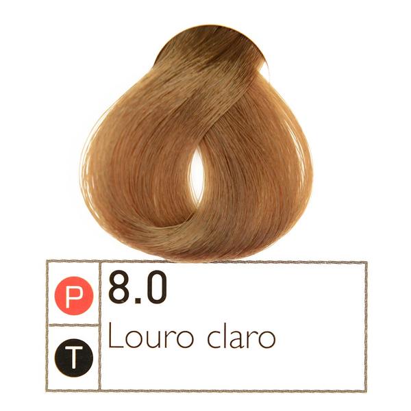 Tonalizante Intense Ton Louro Claro 8.0- Alpha Line