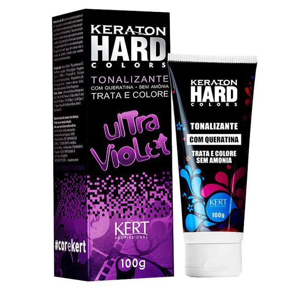 Tonalizante Keraton Hard Colors - Ultra Violet 100g - Kert