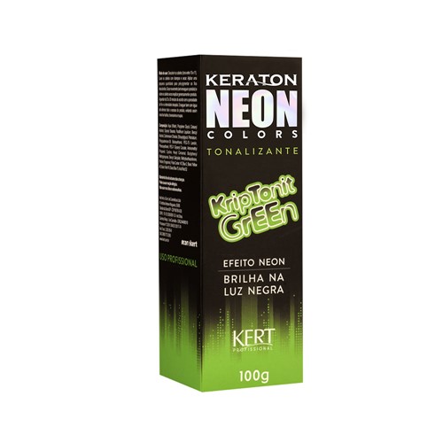 Tonalizante Keraton Neon Colors Kriptonit Green - 100g