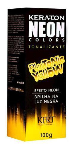 Tonalizante Keraton Neon Colors Plutonic Yellow 100g - Kert