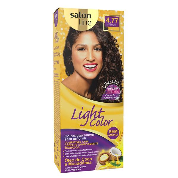 Tonalizante Light Color Salon Line 4.77 Cafe Intenso - Salon Line Professional