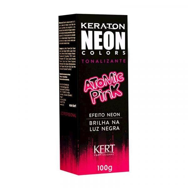 Tonalizante Neon - Keraton Neon Colors - Atomic Pink 100g - Kert