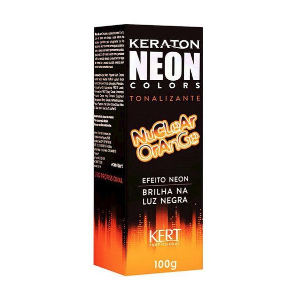 Tonalizante Neon - Keraton Neon Colors - Nuclear Orange 100g - Kert