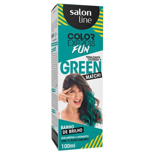 Tonalizante Salon Line Color Express Green Match 100Ml