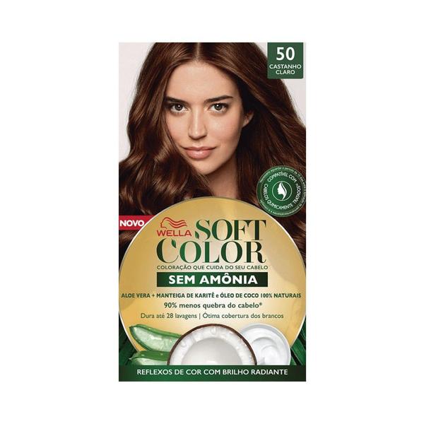 Tonalizante Soft Color 50 Castanho Claro - Wella