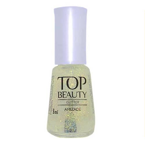 Top Beauty - Esmalte Glitter - Amizade N47 - 9ml