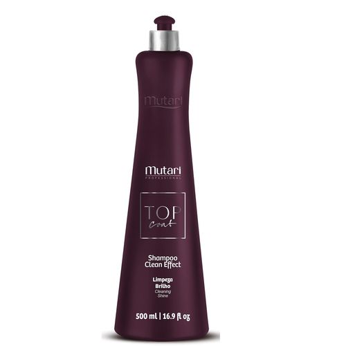 Top Coat Mutari - Shampoo Clean Effect – Limpeza e Brilho - 500ml