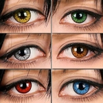 Top Qualidade da beleza da forma da pupila dos olhos de três cores Óculos invisíveis