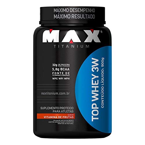 Top Whey 3W 900 G Vitamina de Frutas - Max Titanium