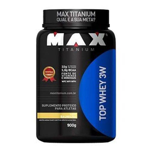 Top Whey 3w 900g - Max Titanium