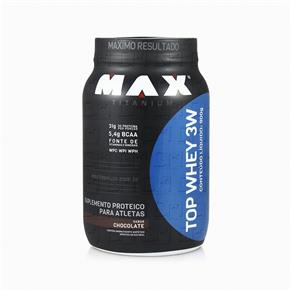 Top Whey 3W - Max Titanium - 900g- Baunilha