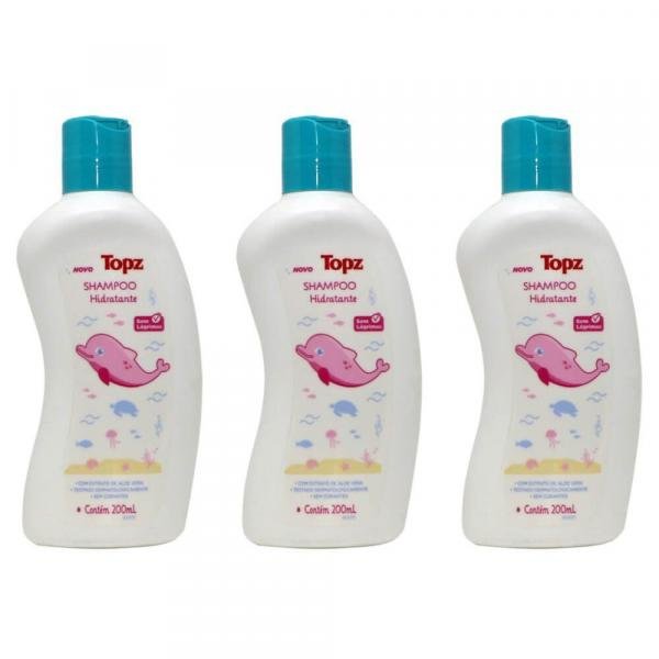 Topz Baby Hidratante Shampoo 200ml (Kit C/03)
