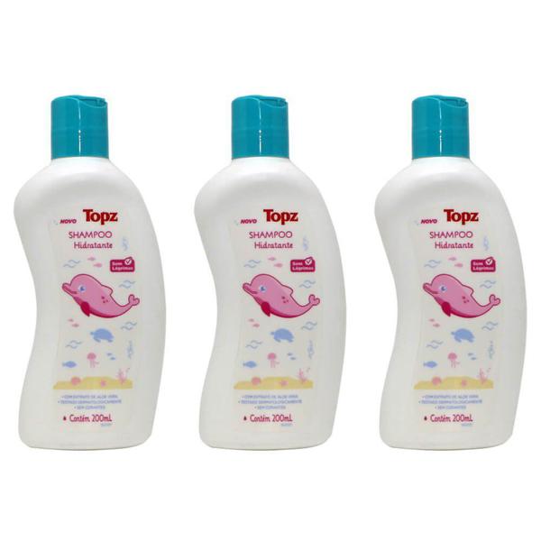 Topz Baby Hidratante Shampoo 200ml (Kit C/03)