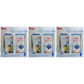 Topz Cremer - Kit Shampoo e Condicionador Topz Baby 2x200ml - Kit com 03