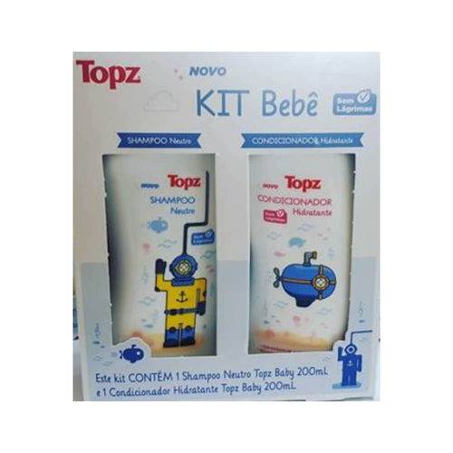 Topz Cremer Kit Shampoo e Condicionador Topz Baby 2x200ml