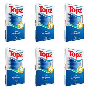Topz Hastes Flexíveis com 75 - Kit com 06