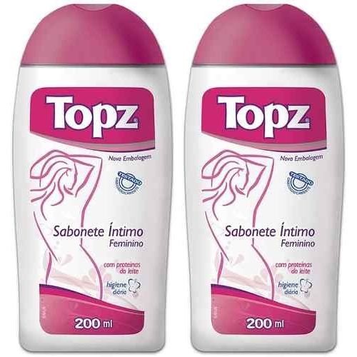 Topz Original Sabonete Íntimo 2x200ml (kit C/06)