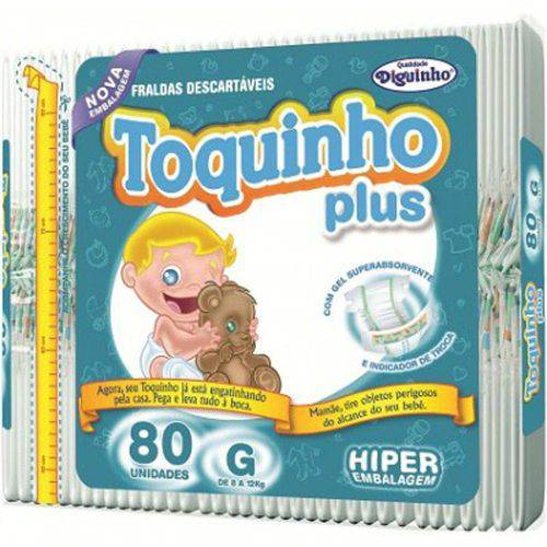 Toquinho Plus G 80 Unidades
