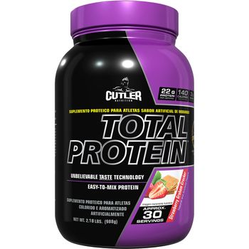 Total Protein 988g Morango - Cutler Nutrition