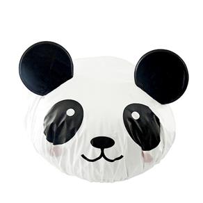 Touca de Banho Panda - Único - Branco