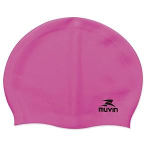 Touca de Natação em Silicone Slim – TCS-300 - Muvin -Pink