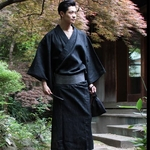 Traditional Japan Kimono Yukata Mens 95% Cotton Dressing Gown Male Lounge Robes with Belt Plus Size Summer Pajamas set A52801