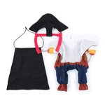 Trajes de Halloween para caes Gato Cosplay pirata roupas para c?es